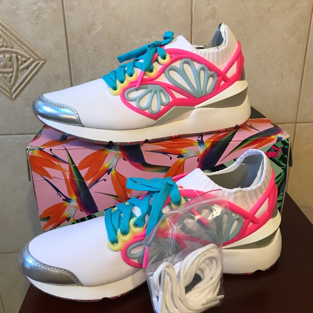 NIB PUMA x SOPHIA WEBSTER CAGE SNEAKERS Shoes US 9 - Picture 9 of 14